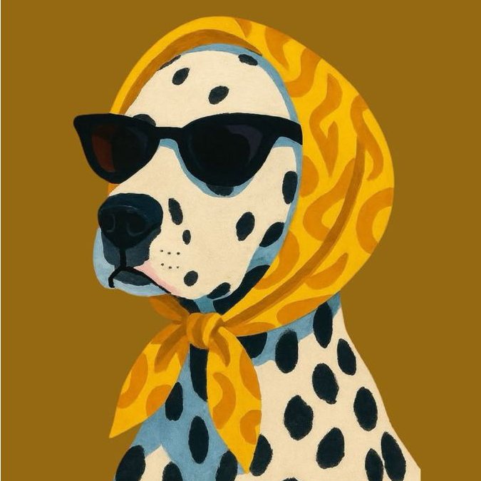 Çapraz Dikiş Kiti - Retro Dalmaçyalı